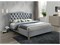 Кровать Signal ASPEN VELVET BLUVEL 14 (серый/дуб) 180/200 ms2601SIGHAL_ASPENV180SZD