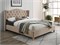 Кровать Signal ASPEN VELVET BLUVEL 28 (бежевый/дуб) 160/200 ms2601SIGHAL_ASPENV160BD