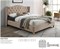 Кровать Signal ASPEN VELVET BLUVEL 28 (бежевый/дуб) 160/200 ms2601SIGHAL_ASPENV160BD