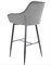 Барный стул Signal CHERRY H-1 VELVET (серый/черный) ms2601SIGHAL_CHERRYH1VCSZ
