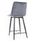 Барный стул Signal CHIC H-2 VELVET (серый/черный) ms2601SIGHAL_CHICH2VCSZ