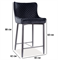 Барный стул Signal COLIN B H-2 VELVET (черный) ms2601SIGHAL_COLINBH2VCC