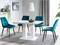 Стул кухонный Signal CHIC VELVET (бирюзовый/черный) ms2601SIGHAL_CHICVCTU