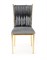 Стул кухонный Halmar K436 (серый/золотой) ms2601SIGHAL_V-CH-K/436-KR-POPIELATY/ZLOTY