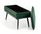Скамья Halmar VELVA (темно-зеленый/черный) ms2601SIGHAL_V-CH-VELVA-C.ZIELONY/CZARNY