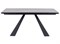 Стол обеденный Signal SALVADORE CERAMIC 160 раскладной (серый мрамор/черный мат) ms2601SIGHAL_SALVADORESZC