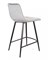Полубарный стул Signal MILA H-2 VELVET (серый/черный мат) ms2601SIGHAL_MILAH2VCSZ