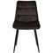 Стул кухонный Signal CHIC Velvet Bluvel 48 (коричневый/черный мат) ms2601SIGHAL_CHICVCBR