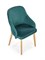 Стул кухонный Halmar TOLEDO 2 Monolith 37 (темно-зеленый/дуб медовый) ms2601SIGHAL_V-PL-N-TOLEDO_2-D.MIODOWY-Monolith37