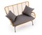 Софа Halmar IKARO XL (натуральный/черный) ms2601SIGHAL_V-CH-IKARO_XL-SOFA