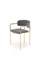 Стул кухонный Halmar K537 (серый/золотой) ms2601SIGHAL_V-CH-K/537-KR-POPIELATY