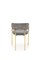 Стул кухонный Halmar K537 (серый/золотой) ms2601SIGHAL_V-CH-K/537-KR-POPIELATY