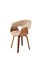 Стул кухонный Halmar K545 (бежевый/орех) ms2601SIGHAL_V-CH-K/545-KR-BEZOWY