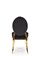Стул кухонный Halmar K556 (черный/золотой) ms2601SIGHAL_V-CH-K/556-KR