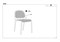 Стул кухонный Halmar K532 (белый) ms2601SIGHAL_V-CH-K/532-KR-BIALY