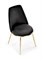 Стул кухонный Halmar K460 (черный/золотой) ms2601SIGHAL_V-CH-K/460-KR-CZARNY