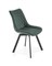 Стул кухонный Halmar K520 (черный/темно-зеленый) ms2601SIGHAL_V-CH-K/520-KR-C.ZIELONY