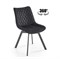 Стул кухонный Halmar K520 (черный/черный) ms2601SIGHAL_V-CH-K/520-KR-CZARNY