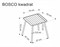 Стол обеденный Halmar BOSCO KW 70 (черный) ms2601SIGHAL_V-CH-BOSCO_KW-ST-CZARNY