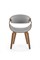 Стул кухонный Halmar K544 (серый/орех) ms2601SIGHAL_V-CH-K/544-KR-POPIELATY