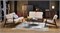 Диван HALMAR MILANO 2S tap. Castel 15 бежевый/орех ms2601SIGHAL_V-PL-MILANO_2S-SOFA-BEZOWY