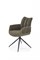 Стул кухонный Halmar K579 поворотный (зеленый/черный) ms2601SIGHAL_V-CH-K/579-KR-ZIELONY