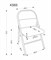 Стул кухонный Halmar K565 (серый) ms2601SIGHAL_V-CH-K/565-KR-POPIEL