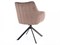 Стул кухонный Signal AZALIA Velvet Bluvel 38 поворотный (капучино/черный) ms2601SIGHAL_AZALIAVCCA