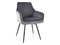Стул кухонный Signal MARLO Velvet Bluvel 14 поворотный (серый/черный) ms2601SIGHAL_MARLOVCSZ