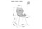 Стул кухонный Signal RICK Velvet Bluvel 14 (серый/черный) ms2601SIGHAL_RICKVCSZ