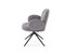 Стул кухонный Halmar K568 поворотный (серый/черный) ms2601SIGHAL_V-CH-K/568-KR-POPIELATY