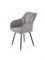 Стул кухонный Halmar K576 (серый/черный) ms2601SIGHAL_V-CH-K/576-KR-POPIELATY