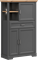 Шкаф Жасмин/Jasmin REG3D1S с подсветкой  Графит/ Дуб артизан , Графит msk26brw_1356528534