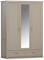 Шкаф Классик/Classic SZF2D1L2S  Глиняный серый, Глиняный серый msk26brw_02010291337