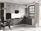 Кухня Рио NEW угловая 3.0х1.8м Компоновка №5  Дуб Крафт Столешница Антарес pn26mf_1164035576