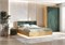 Спальня Ирис  Браш Мени Грин/Дуб Крафт Кровать 160 см, Ортопедическое основание металл pn26mf_2074385149