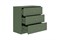 Комод ПАРМА  KOM3S  ШxВxГ 700x670x350 Хвойный зеленый BRW_0000139020000164150