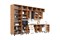 Кухня Рио NEW (дерево) 3,8х1,2/1080м (490) Компоновка №7 (Шелковый камень, Дуб Крафт (Дуб вотан)) фасад ЛДСП 16 мм / Стекло pnnon26mf_08-242681 (418242)