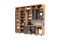 Кухня Рио NEW (дерево) 3,2/1260м (490) Компоновка №7 (Железный камень, Дуб Крафт (Дуб вотан)) фасад ЛДСП 16 мм / Стекло pnnon26mf_08-242682 (418243)