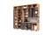 Кухня Рио NEW (металл) 3,2/1260м (490) Компоновка №7 (Железный камень, Дуб Крафт (Дуб вотан)) фасад ЛДСП 16 мм / Стекло pnnon26mf_08-243629 (419736)
